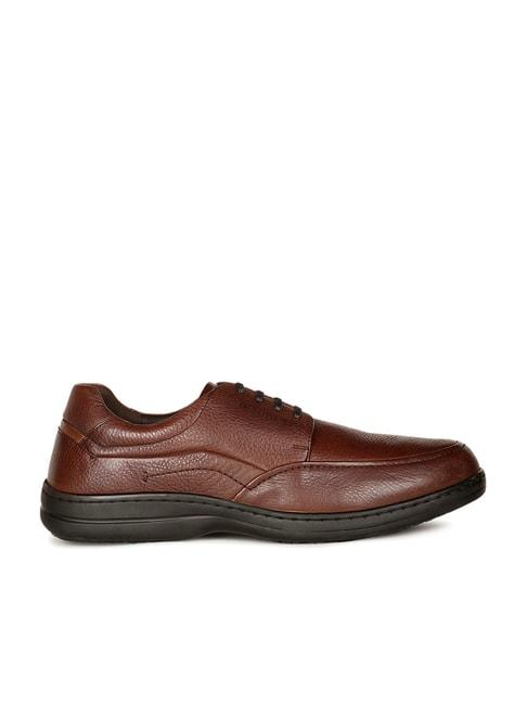 Hush Puppies by Bata Men's Brown Derby Shoes