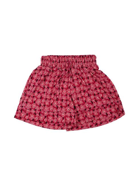 peter-england-kids-pink-floral-print-shorts