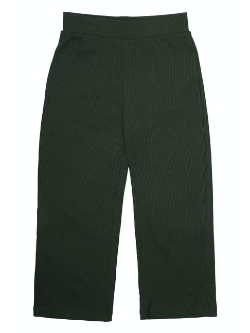 peter-england-kids-dark-green-solid-pants