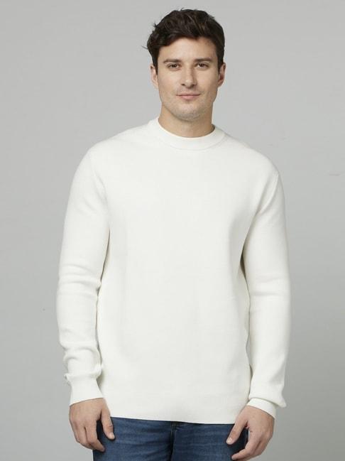 celio* White Regular Fit Sweater