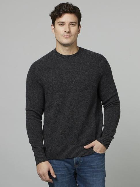 celio*-charcoal-grey-regular-fit-sweater