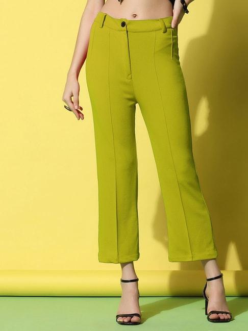 selvia-green-regular-fit-mid-rise-trousers