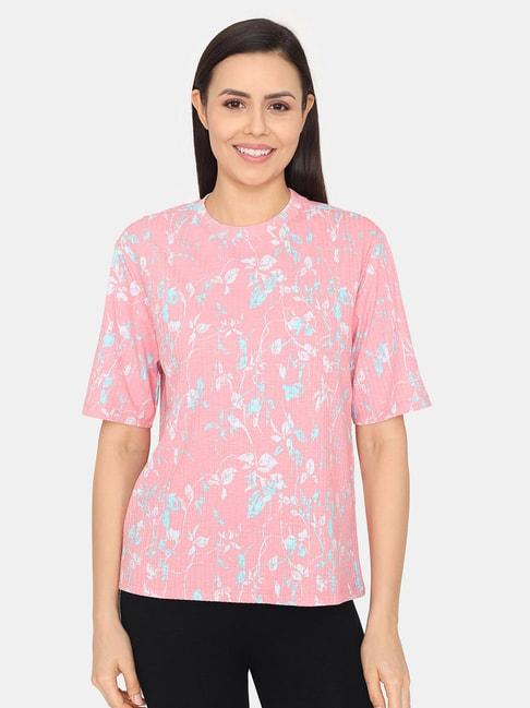 zivame-pink-printed-t-shirt