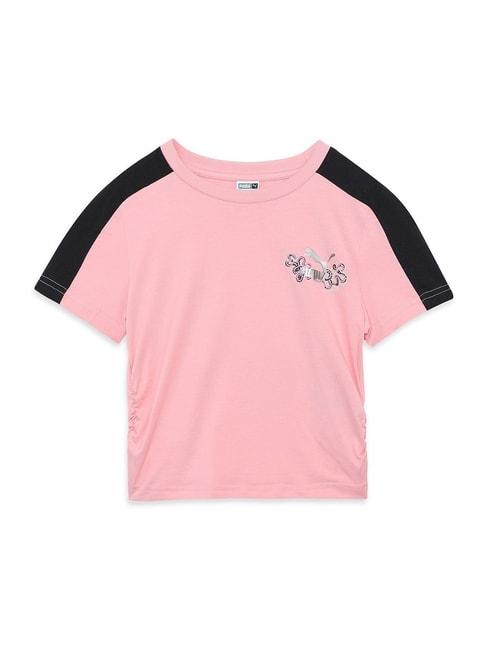 puma-kids-pink-printed-t-shirt