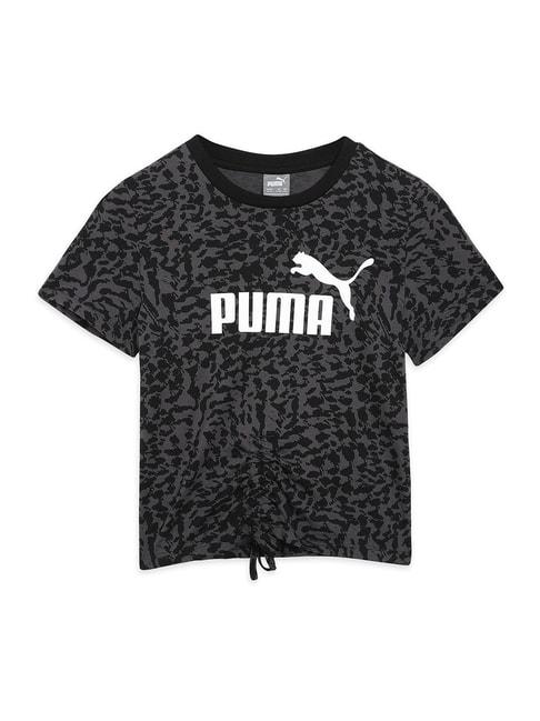 puma-kids-black-printed-t-shirt