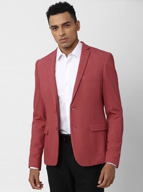 peter-england-elite-red-slim-fit-blazer