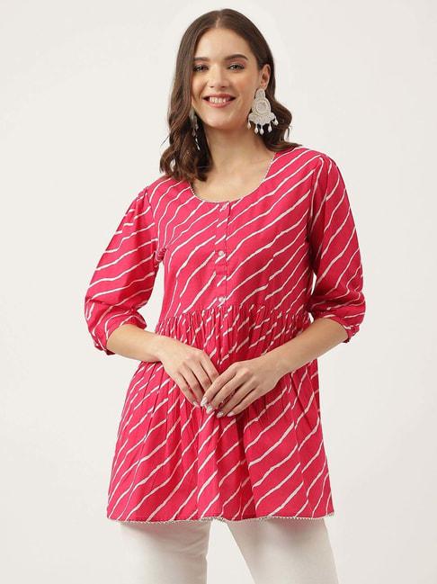 divena-pink-cotton-striped-top