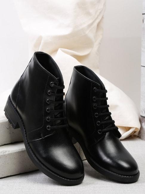 teakwood-leathers-men's-black-derby-boots