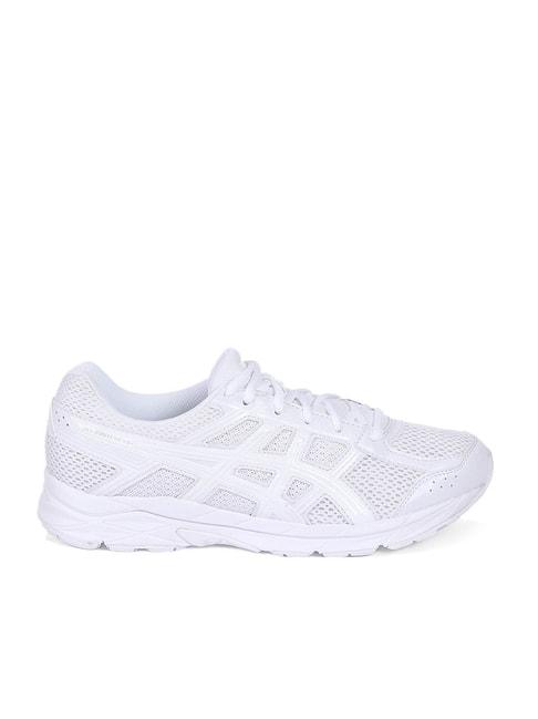 Asics Men's GEL-Contend 4B+ White Running Shoes