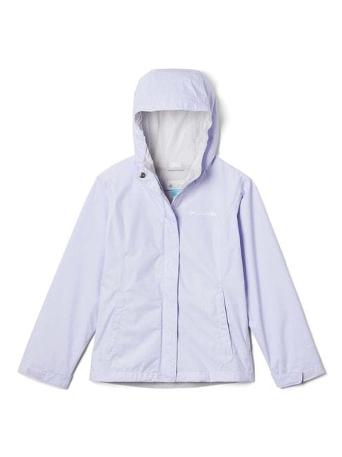 Columbia Kids Arcadia Lilac Regular Fit Full Sleeves Rain Jacket