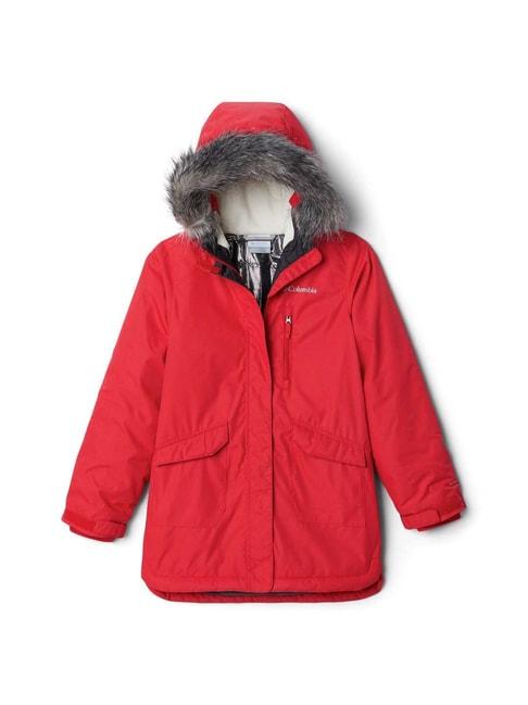 Columbia Kids Suttle Mountain Red Regular Fit Full Sleeves Jacket