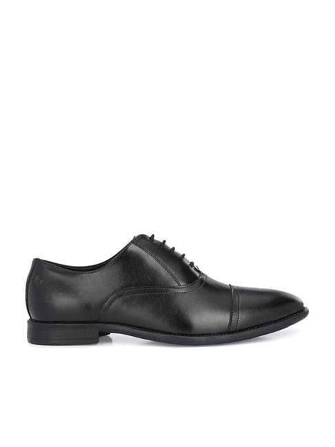 Alberto Torresi Men's Black Oxford Shoes