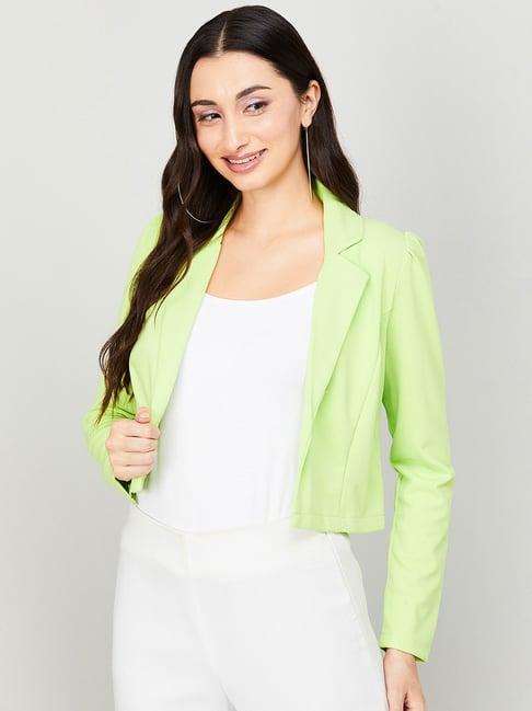 code-by-lifestyle-green-regular-fit-crop-shrug