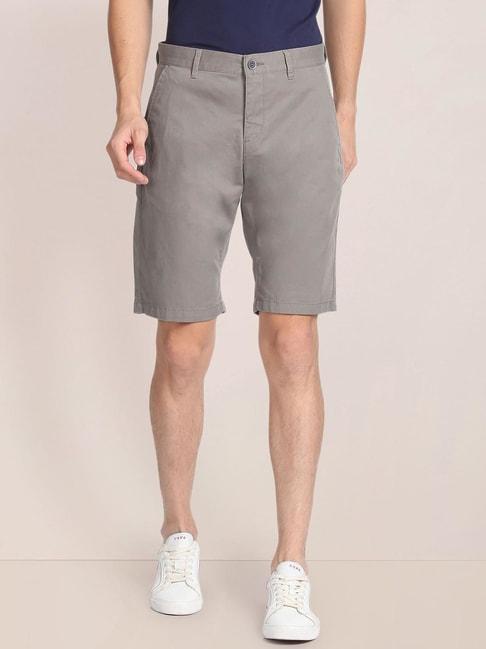 U.S. Polo Assn. Grey Slim Fit Shorts