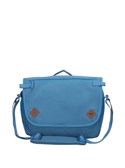 wildcraft-street-blue-printed-medium-laptop-messenger-bag