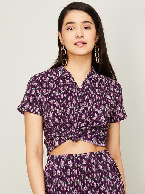 fame-forever-by-lifestyle-purple-floral-print-crop-top