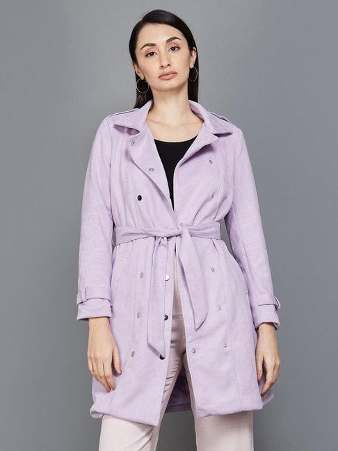 Code by Lifestyle Lilac Regular Fit Jacket
