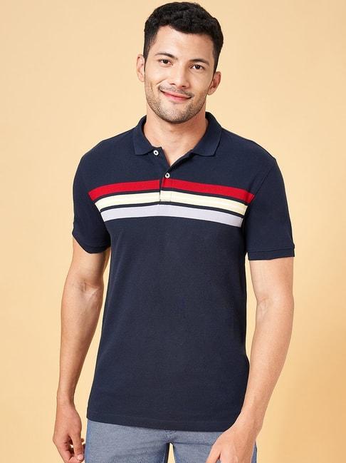 byford-by-pantaloons-navy-slim-fit-striped-polo-t-shirt