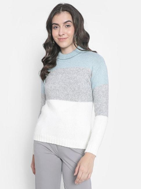 Crimsoune Club Multicolor Color-Block Sweater