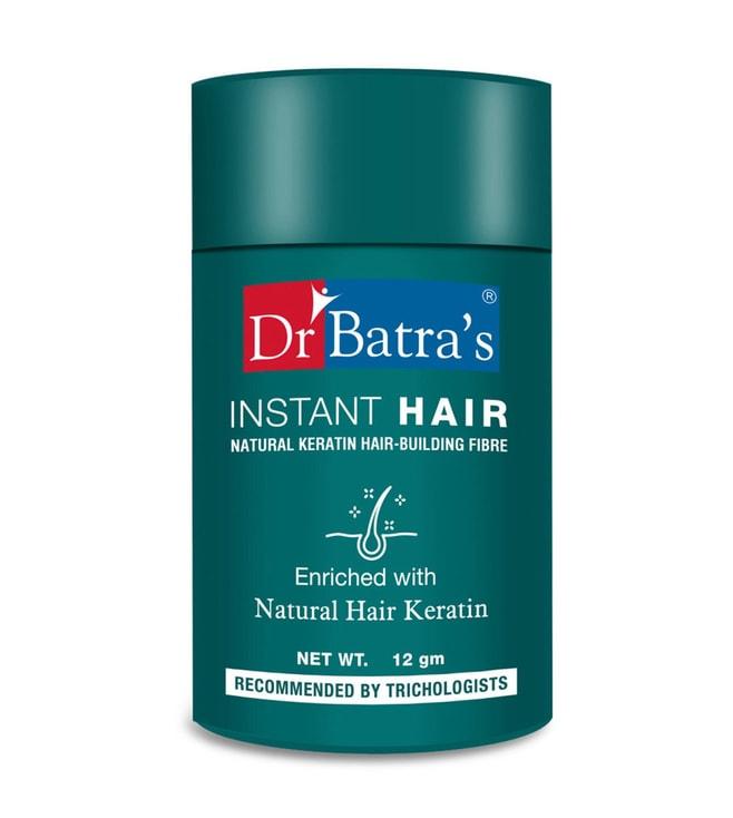 Dr. Batra's Instant Hair Natural Keratin Hair Building Fibre Dark Brown - 12 gm