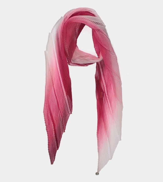 Forest of Chintz Pink Forest Floor Ombre Scarf