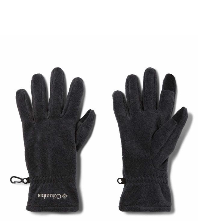 Columbia Black Benton Springs Fleece Gloves (Small)