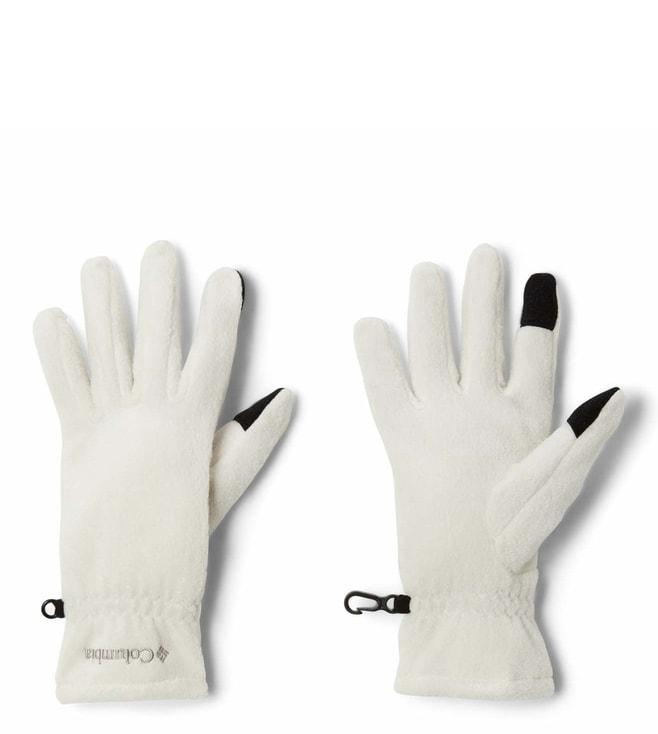 columbia-white-benton-springs-fleece-gloves-(large)