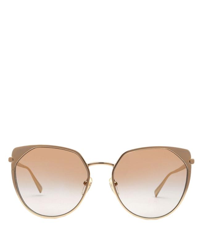 Longchamp LO 102 714 58 S Brown UV Protection Cat Eye Sunglasses for Women