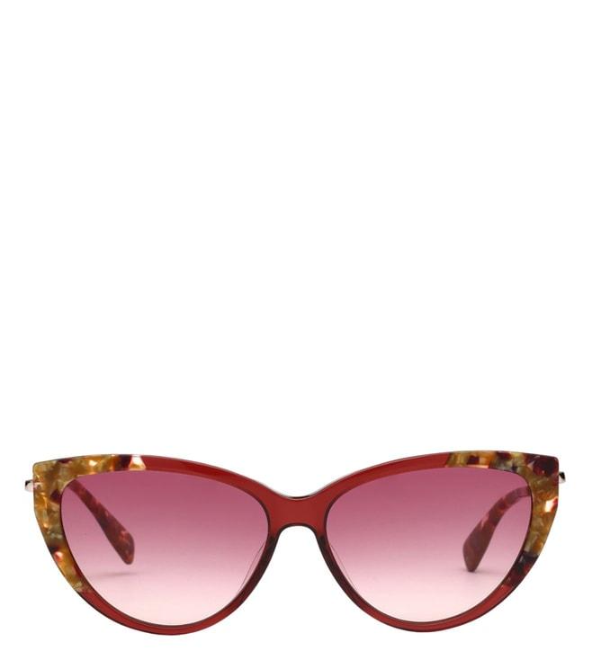 Longchamp LO 637 611 56 S Pink UV Protection Cat Eye Sunglasses for Women