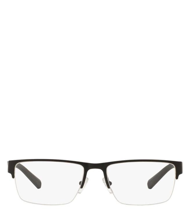 Armani Forever Young 0AX1018606354 Black Rectangular Eyewear Frames for Men