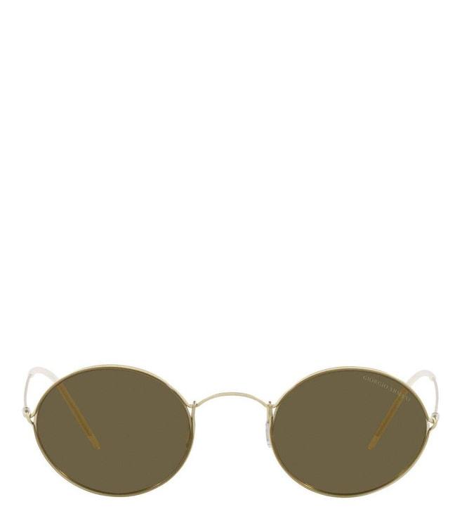 Armani Armani Code 0AR6115T30027348 Brown UV Protected Oval Sunglasses for Men