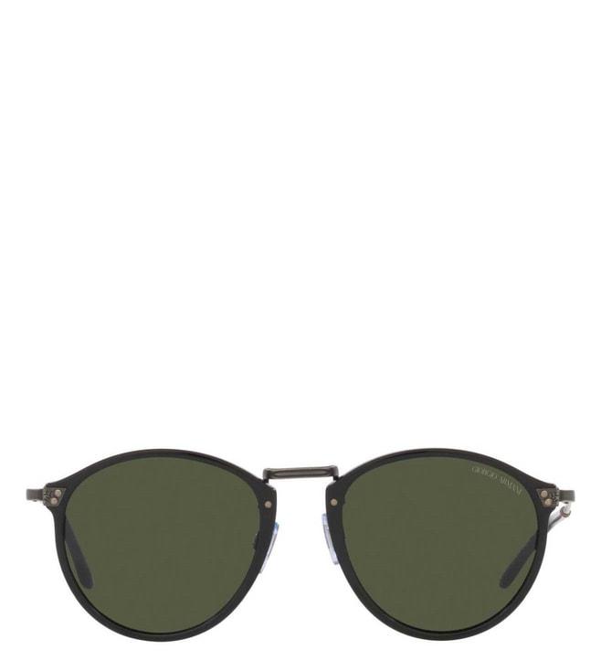 Armani Armani Code 0AR318SM50013151 Green UV Protected Round Sunglasses for Men