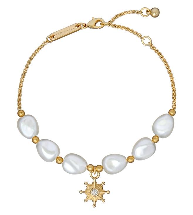 Ted Baker Gold XMAS23 CELSTLA Celestial Pearl Bracelet