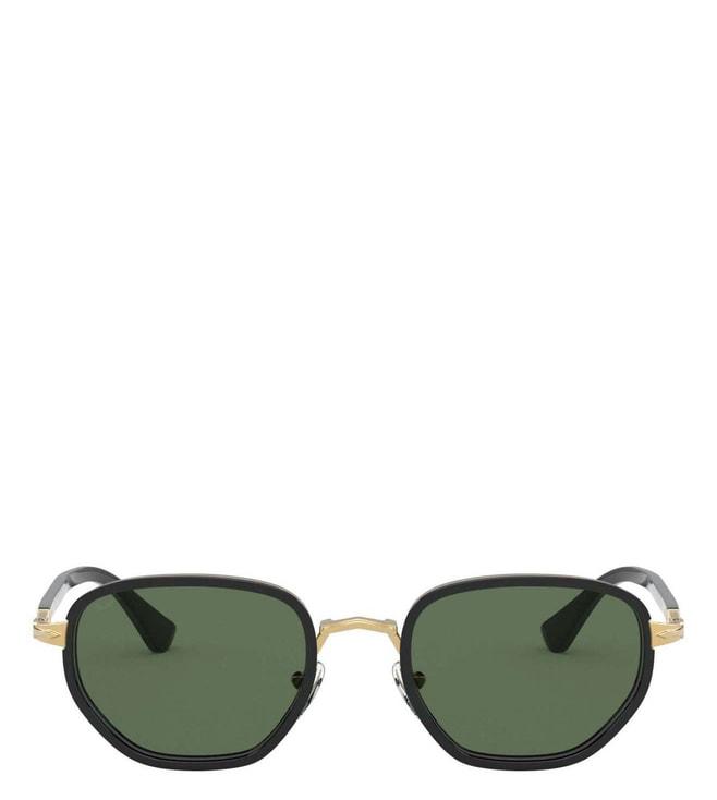 Persol Sartoria 0PO2471S10975850 Green Polarized Geometric Sunglasses for Men