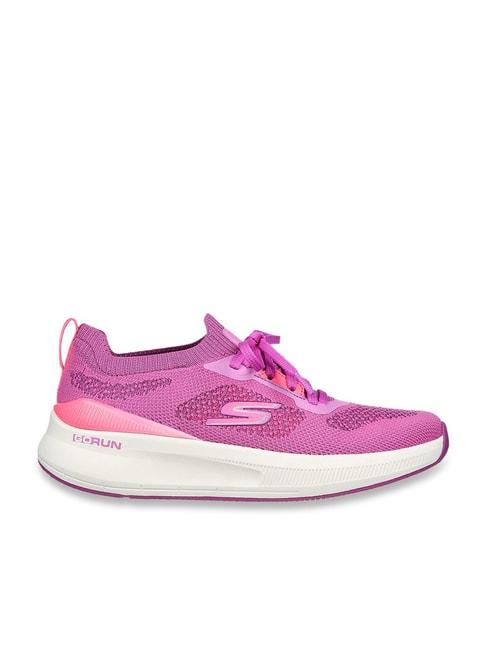 Skechers Women's GO RUN PULSE - ROADIE Pink Hot Pink Running Shoes