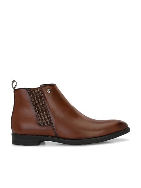 Alberto Torresi Men's Brown Chelsea Shoes