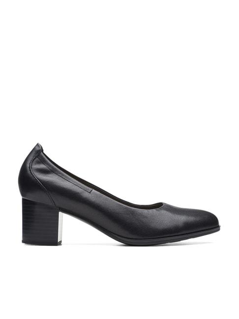 clarks-women's-loken-step-black-formal-pumps