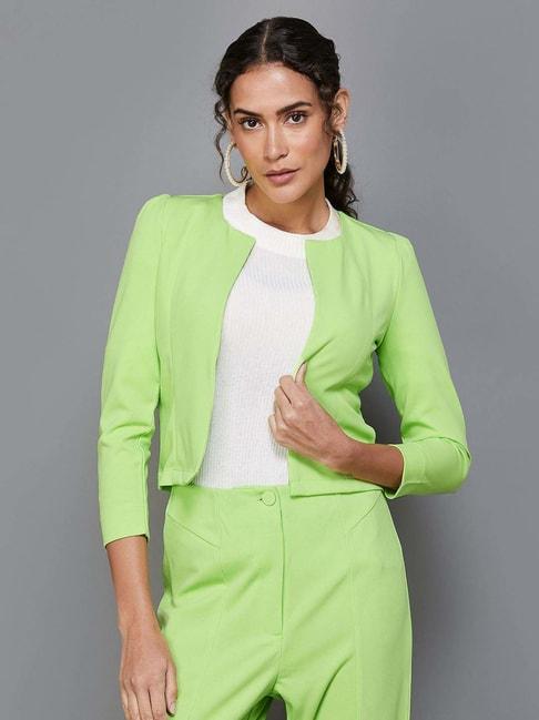 code-by-lifestyle-lime-green-three-querters-shrug