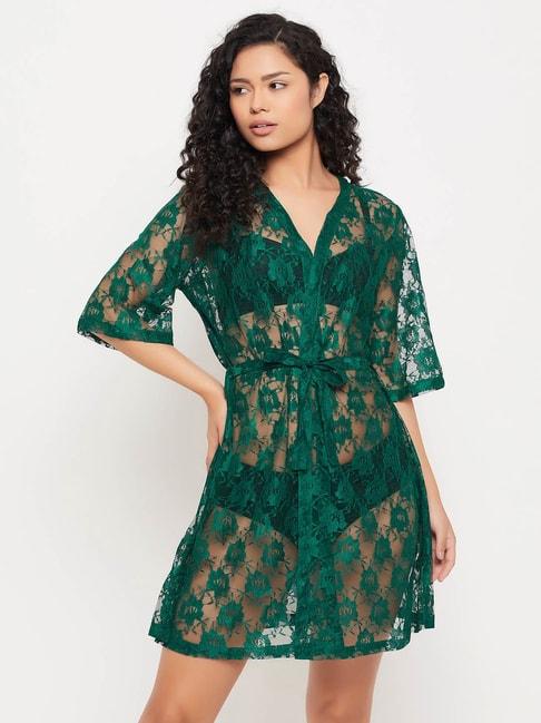 clovia-green-lace-robe