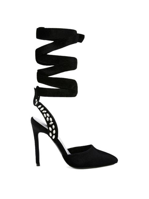rag-&-co-women's-black-gladiator-stilettos