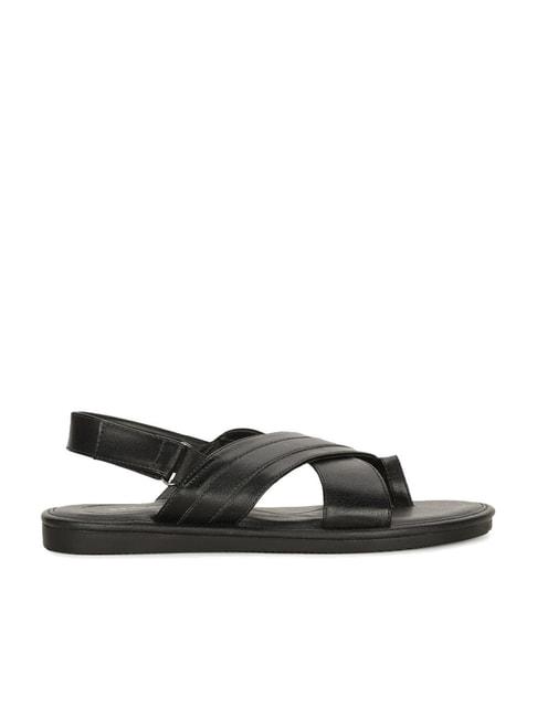 bata-men's-black-back-strap-sandals