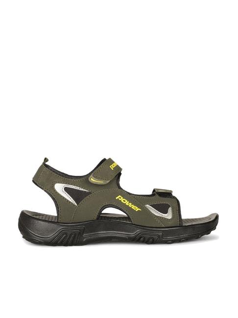 power-by-bata-men's-green-floater-sandals