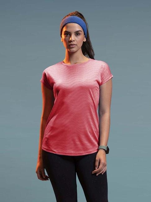 Lyra Coral Self Pattern Sports T-Shirt