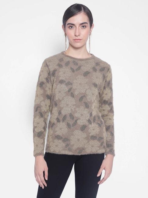 crimsoune-club-brown-printed-sweater