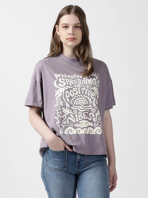 wrangler-purple-cotton-graphic-t-shirt