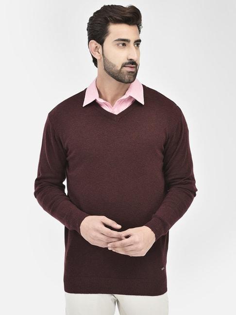 crimsoune-club-wine-regular-fit-cotton-sweater