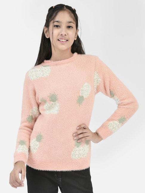 crimsoune-club-kids-peach-printed-full-sleeves-sweater