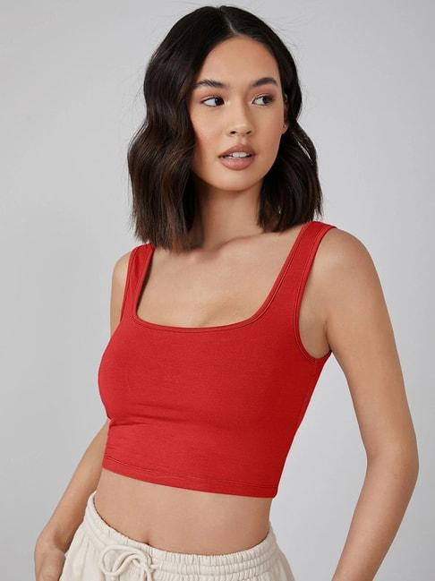 Tior Red Tank Top