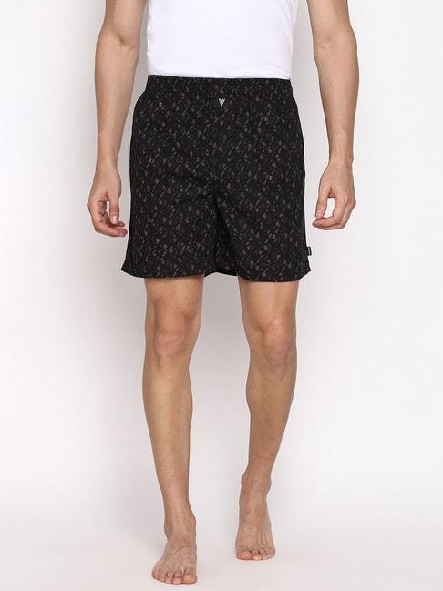 Van Heusen Regular Fit Side Pocket Side Slits All-over Print Boxer Shorts - CPB-69