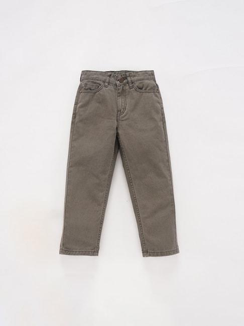 ed-a-mamma-kids-olive-solid--jeans